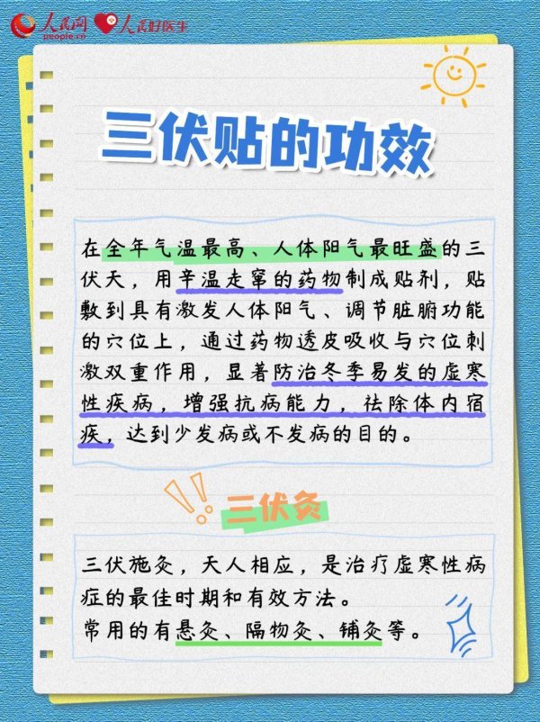 重庆股票配资 三伏将至！该如何趁热打“贴”